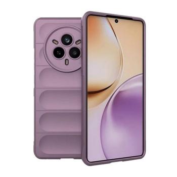 Realme 14 Pro, Szilikon tok, közepesen ütésálló, 3D minta, lila kép