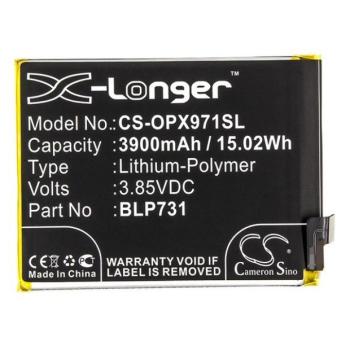 Realme 5 Pro, Akkumulátor, 3900 mAh, Li-Polymer, Cameron Sino, kompatibilis kép