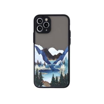 Realme 7i hátlap tok, TPU tok, fekete, Ultra Trendy Landscape 2 kép