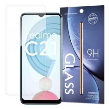 Realme C21 karcálló edzett üveg Tempered glass kijelzőfólia kijelzővédő fólia kijelző védőfólia kép