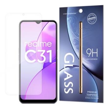 Realme C31 karcálló edzett üveg Tempered glass kijelzőfólia kijelzővédő fólia kijelző védőfólia kép