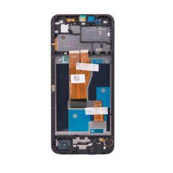 Realme C33 gyári LCD kijelző kerettel, (Service Pack) kép