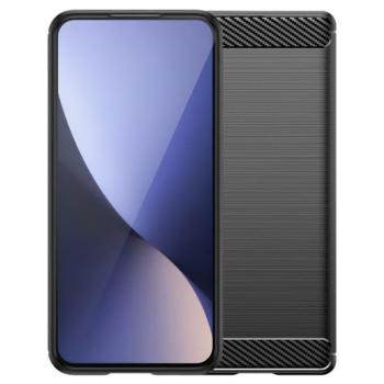 Realme GT7 Pro, közepesen ütésálló, szálcsiszolt, karbon minta, sötétkék kép