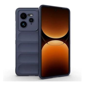 Realme GT7 Pro, Szilikon tok, közepesen ütésálló, 3D minta, sötétkék kép