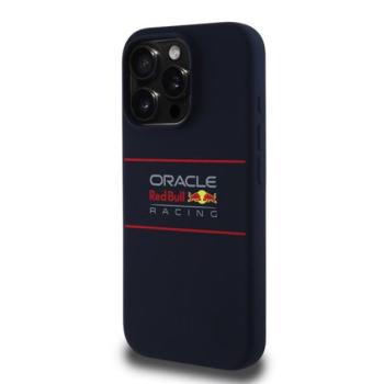 Red Bull Horizontal Logo iPhone 16 Pro Max szilikon MagSafe tok, tengerészkék kép