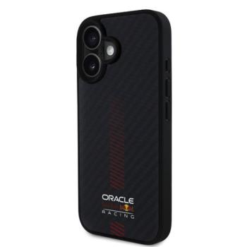 Red Bull Powerbar iPhone 16 Plus Carbon MagSafe tok, fekete kép