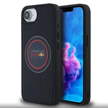 Red Bull PU Leather Red Ring Apple iPhone 16e MagSafe tok, tengerészkék kép