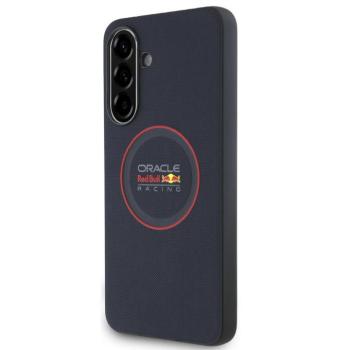 Red Bull PU Leather Red Ring Samsung Galaxy A56 tok, tengerészkék kép