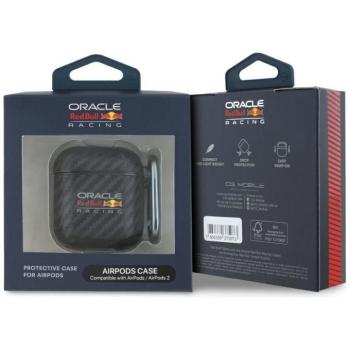 Red Bull RBA2PUCAILK PU Carbon W/ Logo tok AirPods 1/2 - fekete kép