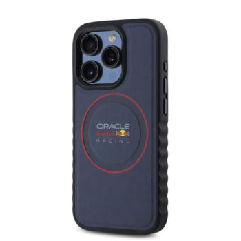Red Bull Red Ring iPhone 15 Pro Max műbőr MagSafe tok, tengerészkék kép