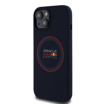 Red Bull Red Ring iPhone 15 szilikon MagSafe tok, tengerészkék kép