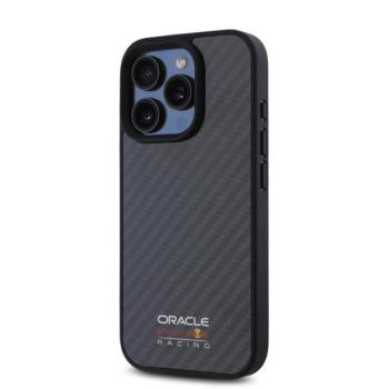 Red Bull Shiny Logo iPhone 16 Pro Carbon Magsafe tok, fekete kép