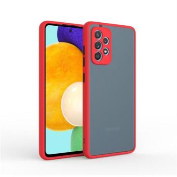 Redmi 10 4G/Redmi 10 2022 műanyag tok,piros-fekete kép