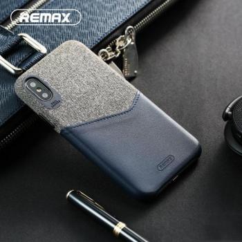 Remax RM-1650 iPhone X XS (5,8&quot;) kék bankkártya tartós hátlap tok kép