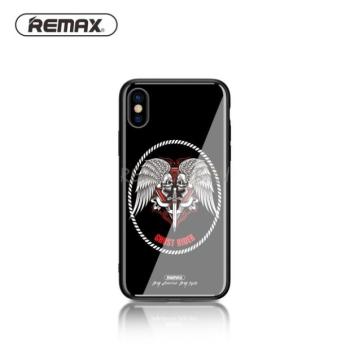 Remax RM-1653 iPhone X / XS (5,8&quot;) fekete &quot;Ghost Rider&quot; műanyag hátlap tok (BL-02) kép
