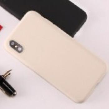 Remax RM-1661 iPhone X / XS (5,8&quot;) szilikon tok, hátlap tok, fehér, matt kép