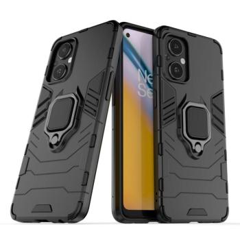 Ring Armor kemény hybrid tok + mágneses tartó OnePlus Nord N20 5G fekete kép