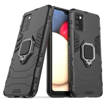 Ring Armor kemény hybrid tok + mágneses tartó Samsung Galaxy A03S -hez (166.5) Fekete kép