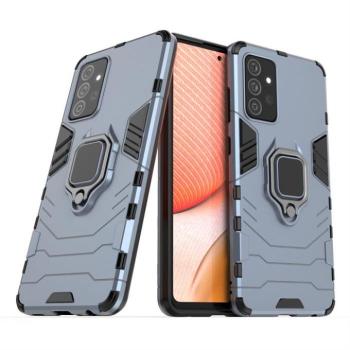 Ring Armor tok kitámasztható Kemény tok Samsung Galaxy A72 4G kék kép