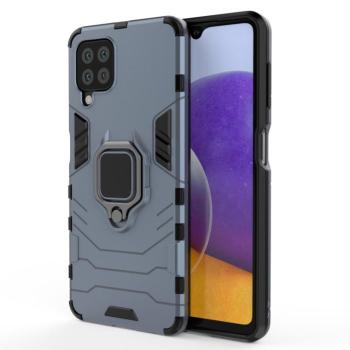 Ring Armor tok kitámasztható Tough ütésálló tok Samsung Galaxy A22 4G kék kép