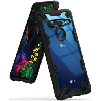 Ringke Fusion X LG G8 ThinQ fekete tok kép