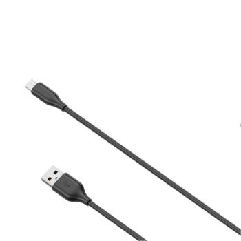 Riversong CM85 Beta USB-A - microUSB kábel 1m 3A - fekete kép