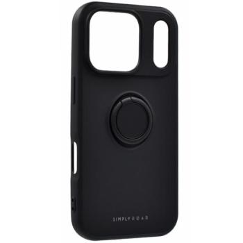 ROAR AMBER szilikon telefonvédő (tartógyűrű, mágneses, kameravédő) FEKETE Apple iPhone 17 Pro kép