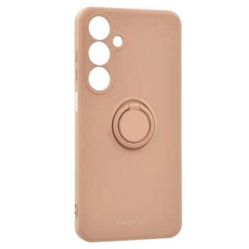 ROAR AMBER szilikon telefonvédő (telefontartó gyűrű, beépített fémlemez, kamera védelem) RÓZSASZÍN Samsung Galaxy A15 (SM-A155), Galaxy A15 5G (SM-A156) kép