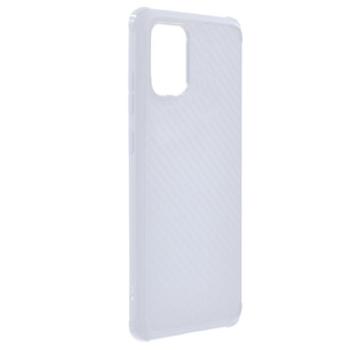 ROAR CARBON ARMOR szilikon telefonvédő (közepesen ütésálló, légpárnás sarok, karbon minta) ÁTLÁTSZÓ Samsung Galaxy S20 Plus (SM-G985F), Samsung Galaxy S20 Plus 5G (SM-G986) kép