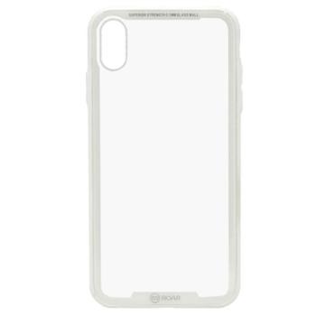 ROAR Glass Airframe telefonvédő szilikon keret (BUMPER, közepesen ütésálló, edzett üveg hátlap) FEHÉR Apple iPhone XS Max 6.5 kép