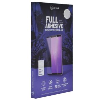 ROAR képernyővédő üveg (5D full glue, íves, teljes felületén tapad, tok barát, karcálló, 0.3 mm, 9H) FEKETE Huawei Y8p kép
