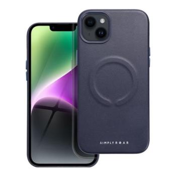 Roar Leather Magsafe iPhone 14 Plus eco bőr tok, kék kép