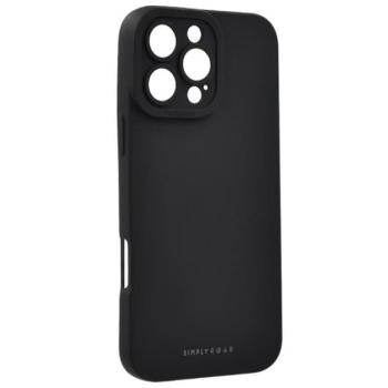 ROAR LUNA szilikon telefonvédő (ultravékony, matt, kameravédő, wireless) FEKETE Apple iPhone 16 Pro Max kép