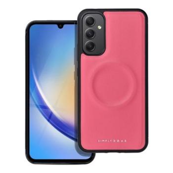 Roar Morning Magsafe Samsung Galaxy A34 eco bőr tok, rózsaszín kép