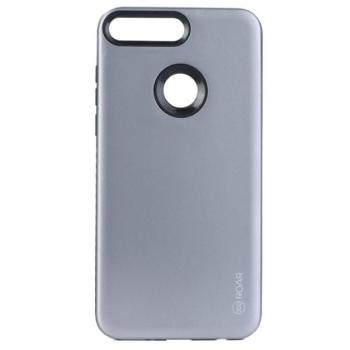 ROAR RICO ARMOR szilikon telefonvédő (közepesen ütésálló, műanyag hátlap, matt) SZÜRKE Huawei Y6 Prime (2018) kép