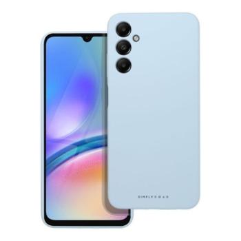 Roar Samsung Galaxy A05s prémium szilikon tok velúr béléssel, világoskék kép
