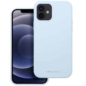 Roar Samsung Galaxy S25+ prémium szilikon tok velúr béléssel, világoskék kép