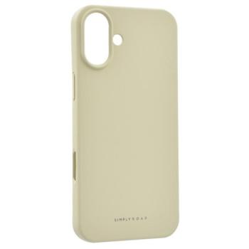 ROAR SPACE szilikon telefonvédő (matt, prémium) BÉZS Apple iPhone 16 Plus kép