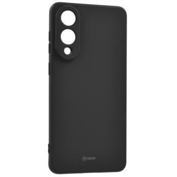 ROAR SPACE szilikon telefonvédő (matt, prémium) FEKETE Samsung Galaxy S25 Edge (SM-S937) kép