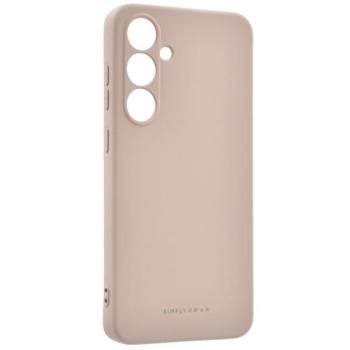 ROAR SPACE szilikon telefonvédő (matt, prémium) RÓZSASZÍN Samsung Galaxy S24 FE 5G (SM-S721) kép