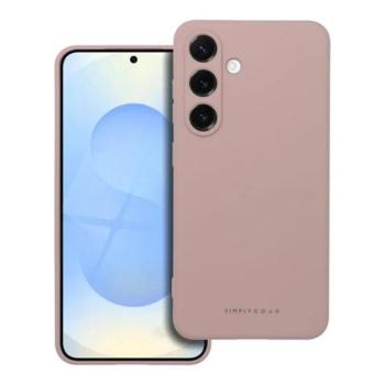 ROAR SPACE szilikon telefonvédő (matt, prémium) RÓZSASZÍN Samsung Galaxy S25 (SM-S931) kép