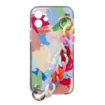 Rugalmas szilikon telefontok színes lánccal Samsung Galaxy A32 5G Multicolour (4) kép