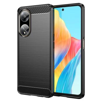 Rugalmas tok egy Carbon mintás Oppo A98 5G Carbon Case - fekete kép
