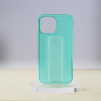 Sam A14 5G TPU+PC gumír kitámaszt. tok,Türkiz kép