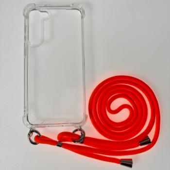 Sam A55 5G TPU+PC Átlát.tok,Narancssár. zsinórral kép