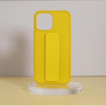 Sam S23 Plus TPU+PC gumíroz. kitámaszt. tok,Sárga kép