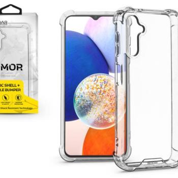 Samsung A145 Galaxy A14 4G/Galaxy A14 5G szilikon hátlap - Roar Armor Gel - átlátszó kép
