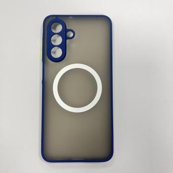 Samsung A17 mágneses műanyag tok, kék-zöld kép