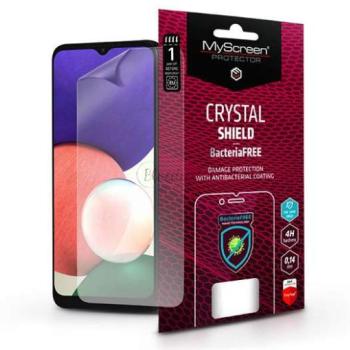 Samsung A226B Galaxy A22 5G képernyővédő fólia - MyScreen Protector Crystal Shield BacteriaFree - 1 db/csomag - átlátszó kép