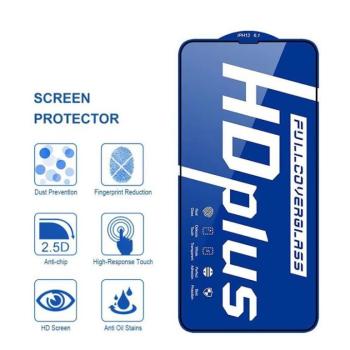 Samsung A25 Lito HD Plus 2.5D Full Üvegfólia - Fekete kép